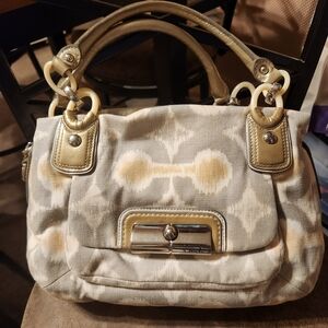 Coach "Kristin" Op Art Ikat Y2K Handbag